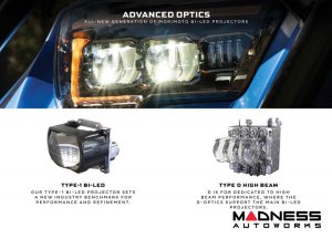 Toyota Tacoma LED Head Lights - XB EVO Series - Morimoto (2016-2023)